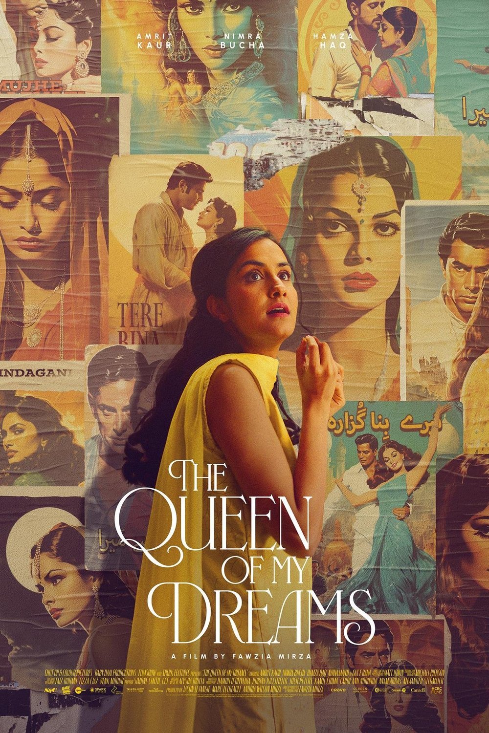Urdu poster of the movie The Queen of My Dreams