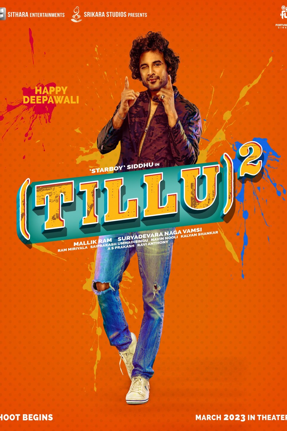 Telugu poster of the movie Tillu Square