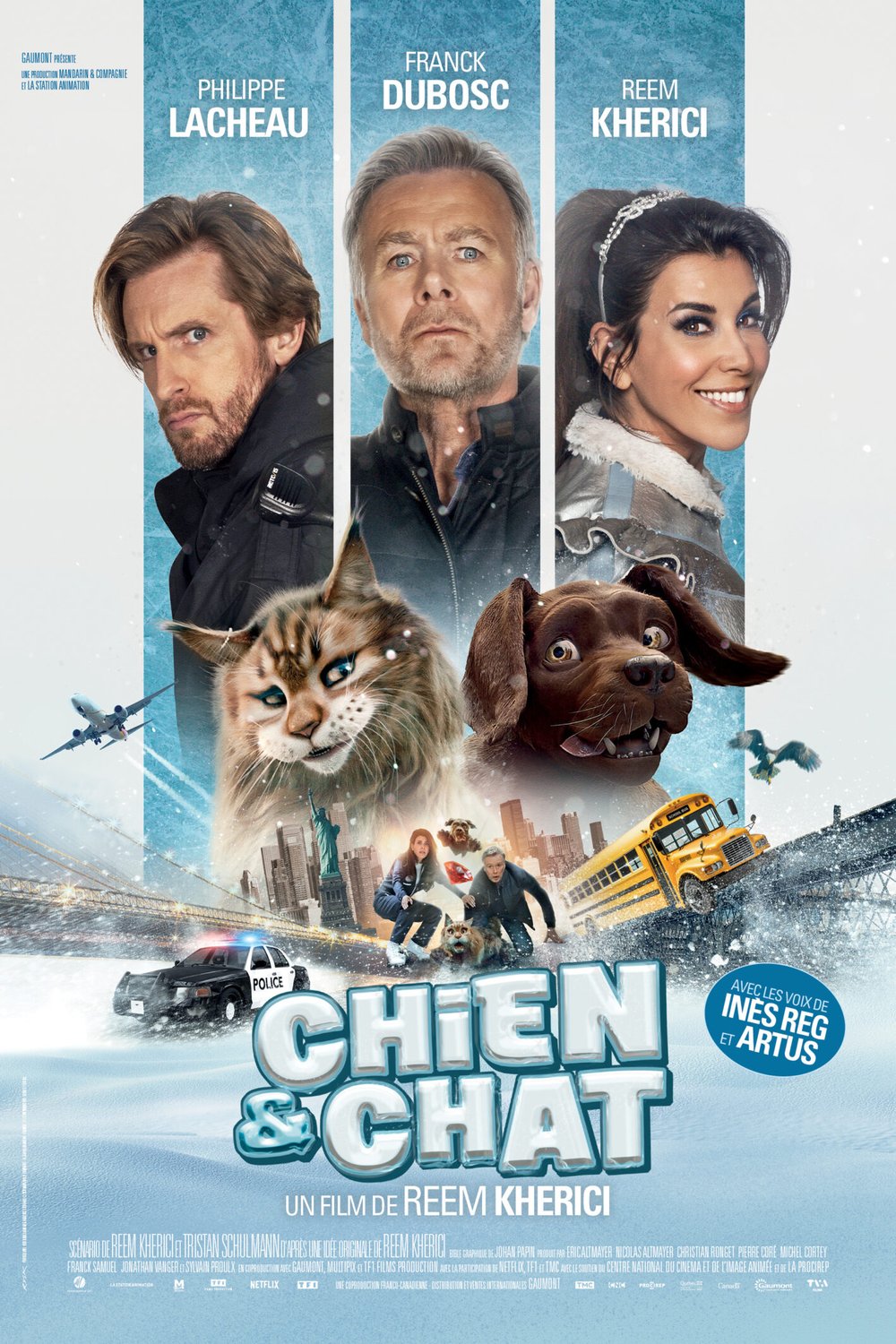L'affiche du film Chien et chat