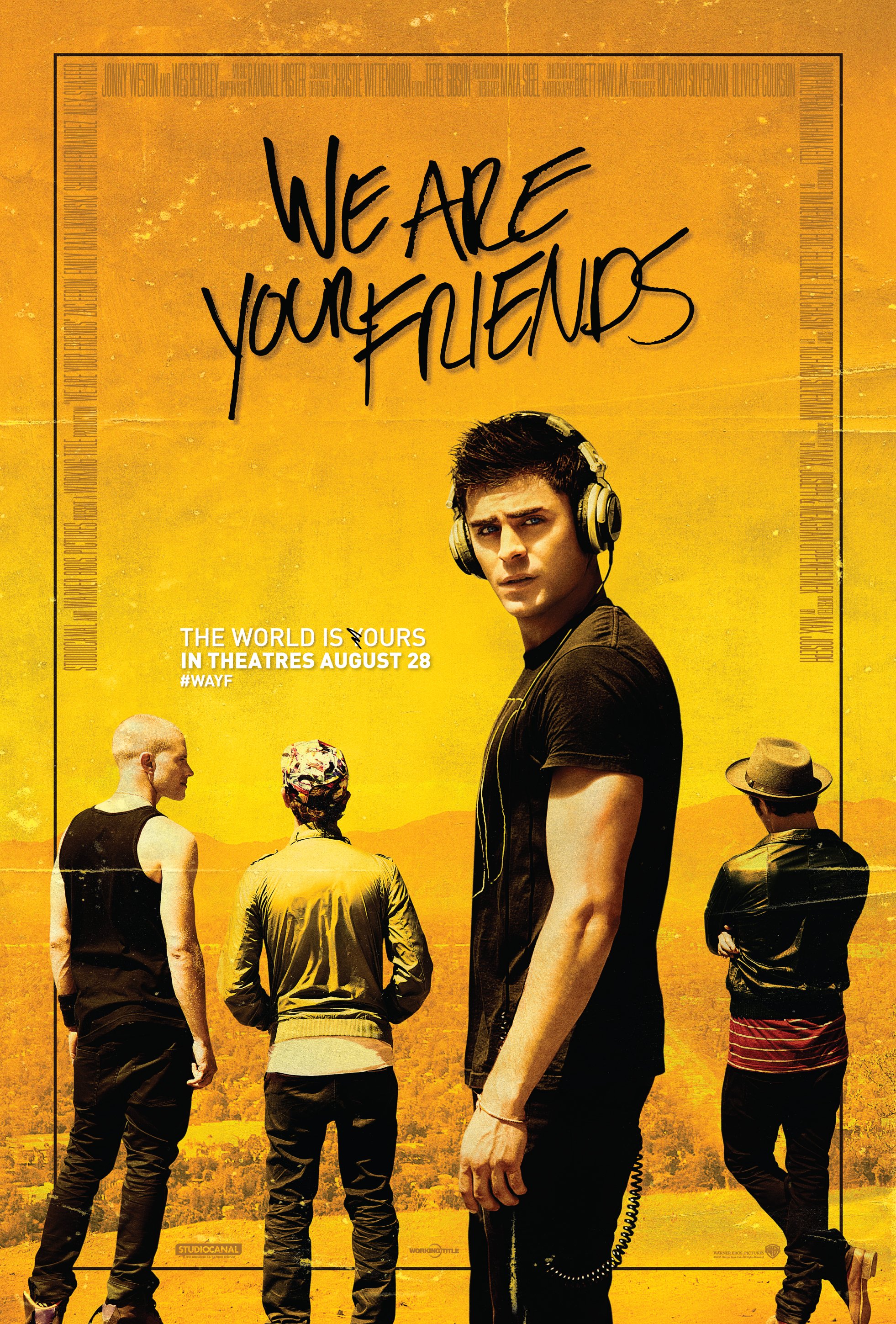 L'affiche du film We Are Your Friends