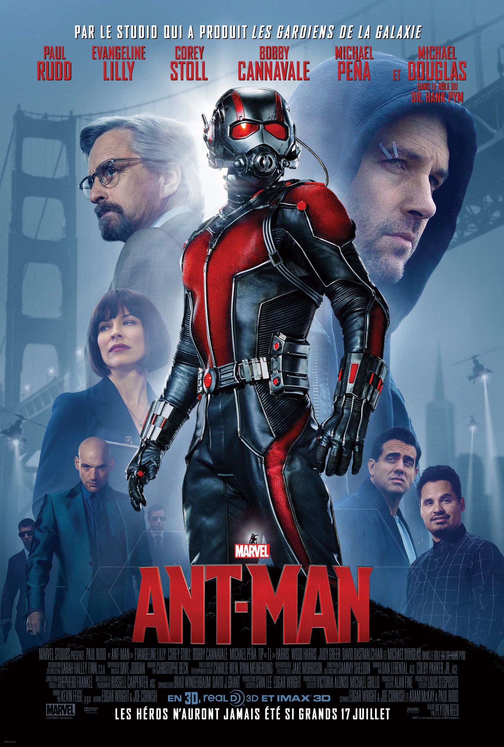 L'affiche du film Ant-Man v.f.