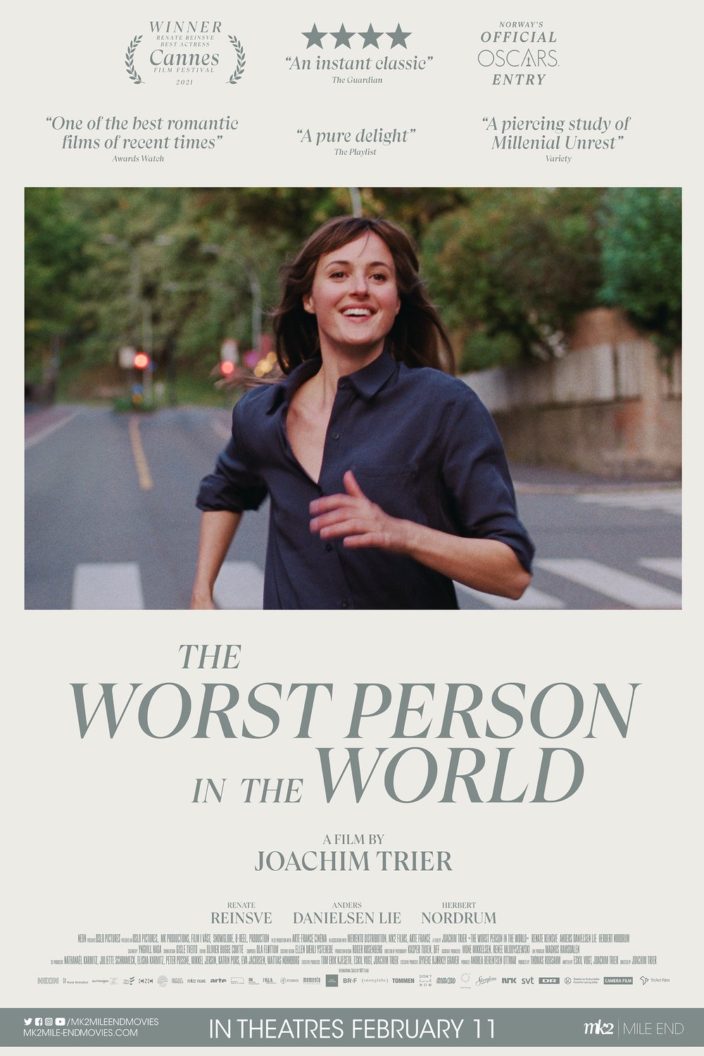 L'affiche du film The Worst Person in the World