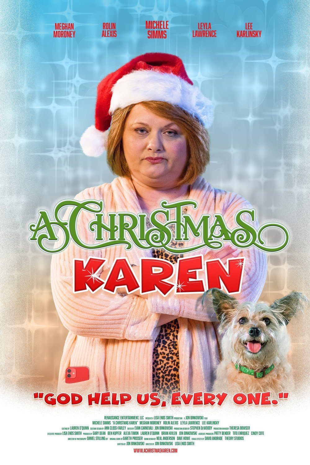 L'affiche du film A Christmas Karen