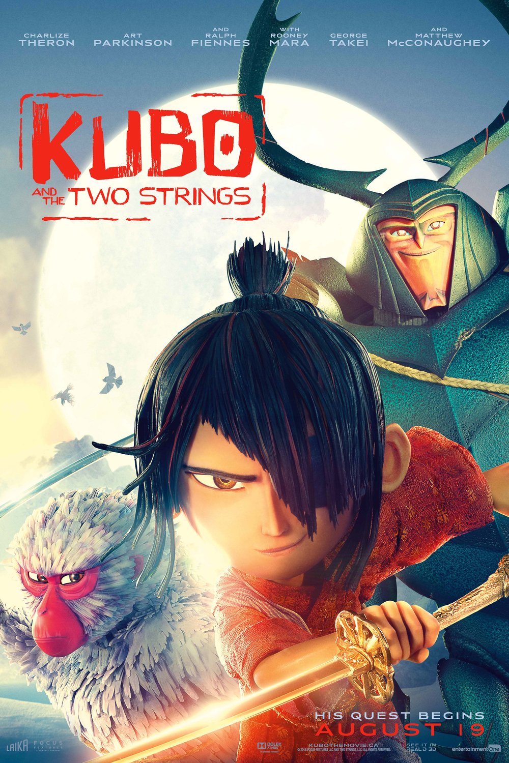 Poster of the movie Kubo and the Two Strings