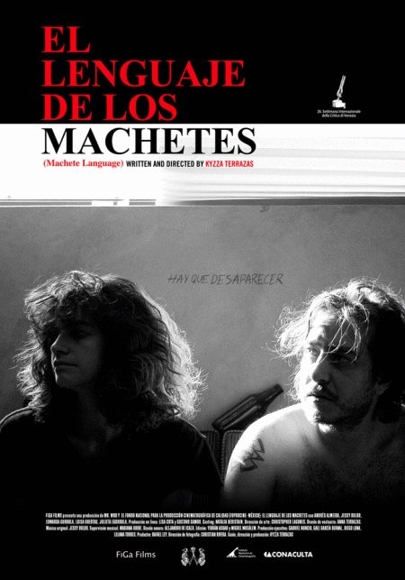 Spanish poster of the movie Machete Language