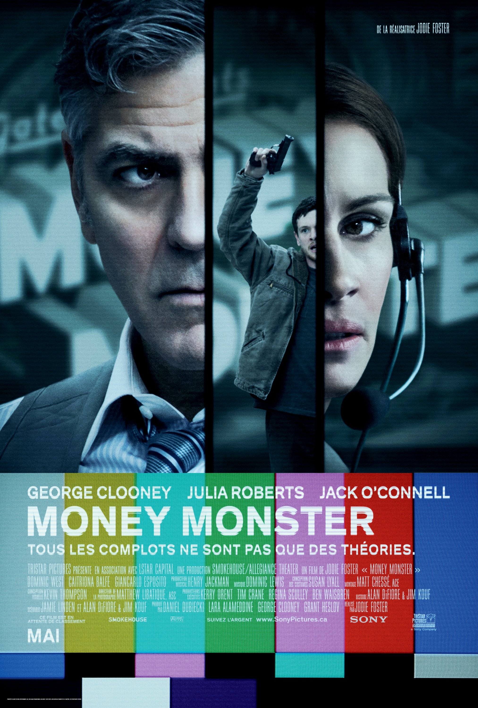 L'affiche du film Money Monster v.f.