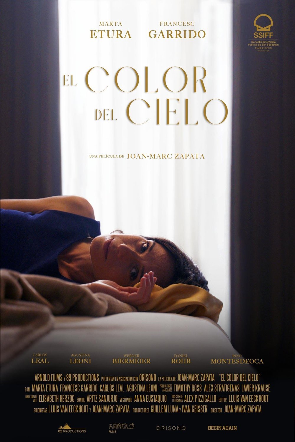 L'affiche originale du film El color del cielo en espagnol