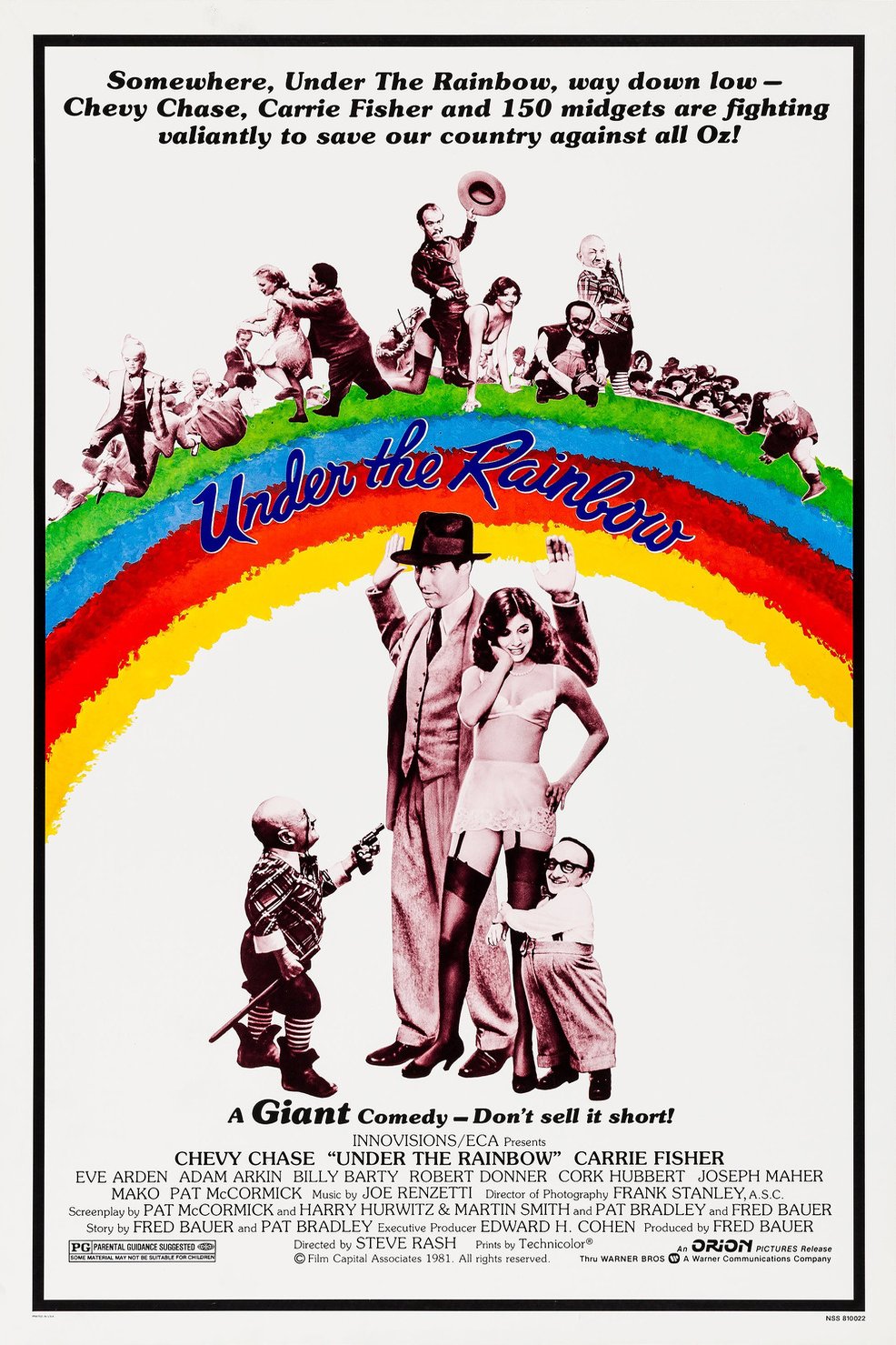 L'affiche du film Under the Rainbow