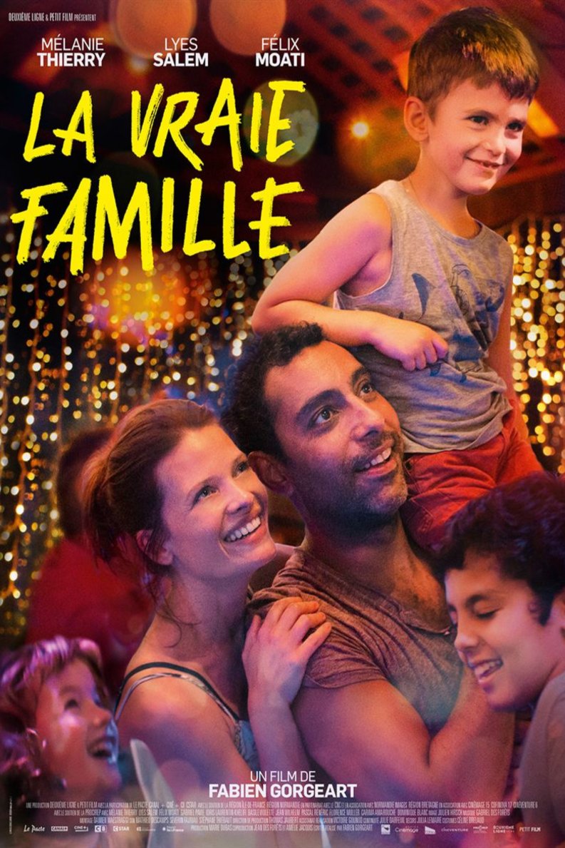 L'affiche du film La vraie famille