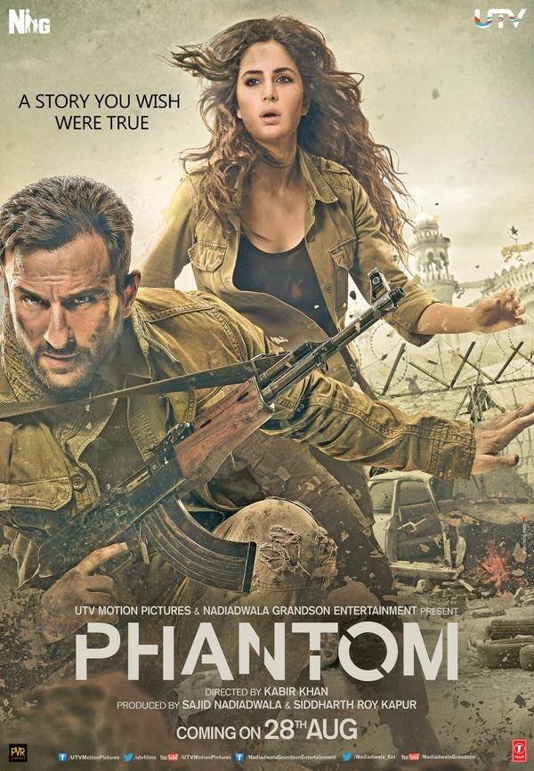 Hindi poster of the movie Phantom