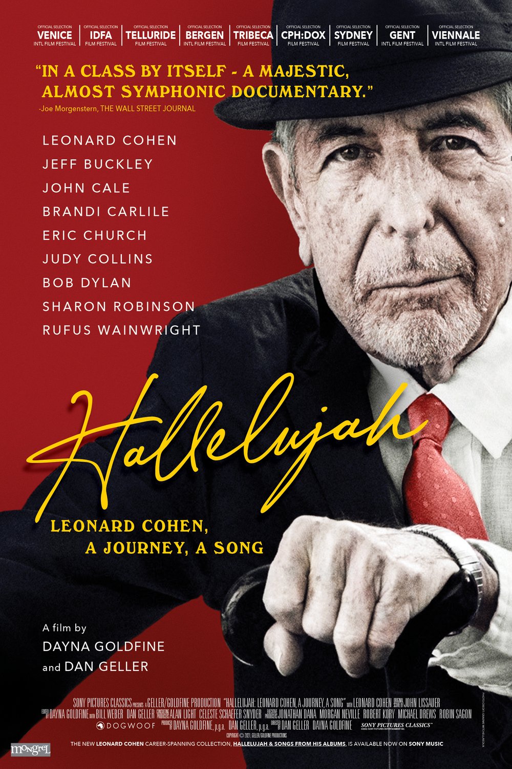 L'affiche du film Hallelujah: Leonard Cohen, a Journey, a Song