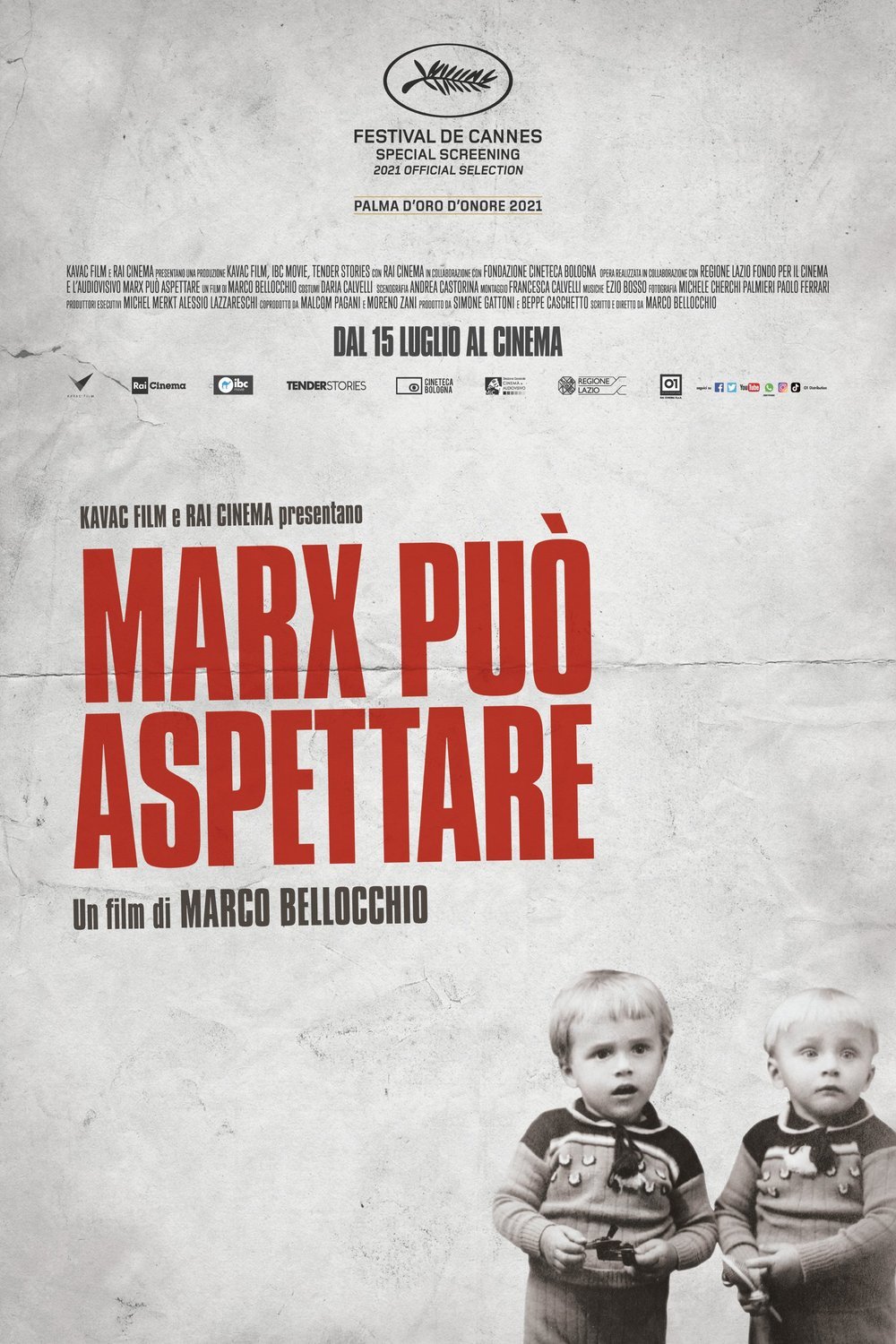 L'affiche originale du film Marx Can Wait en italien