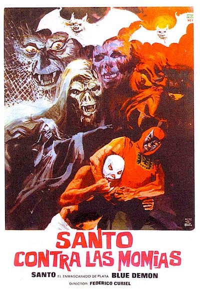 L'affiche originale du film The Mummies of Guanajuato en espagnol