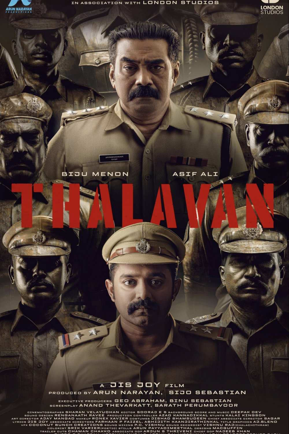 L'affiche originale du film Thalavan en Malayâlam