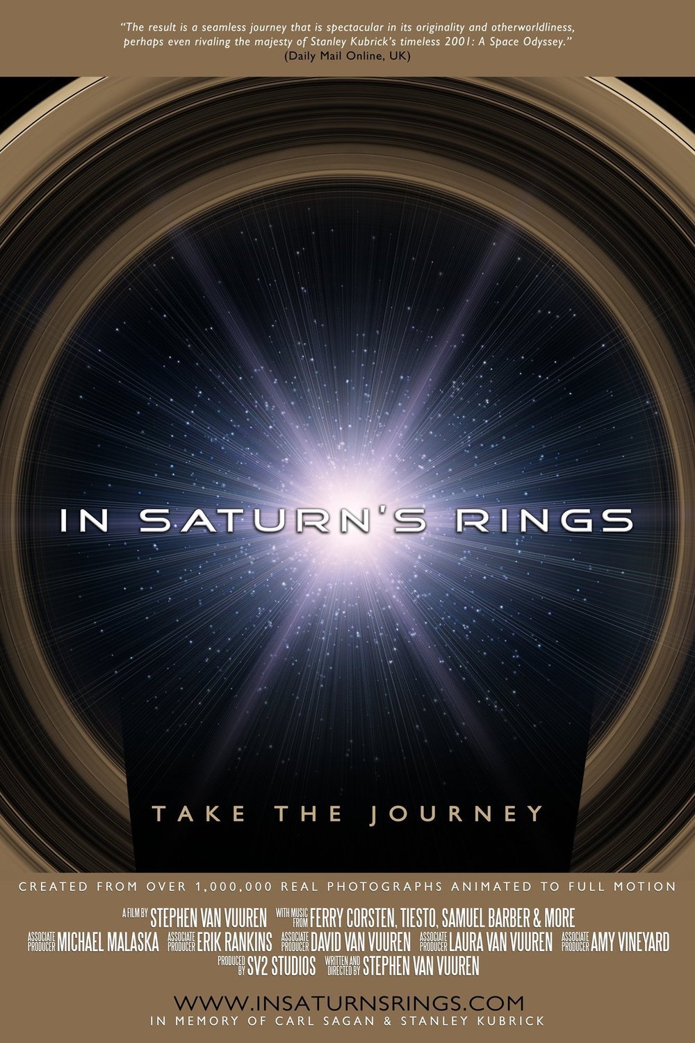 L'affiche du film In Saturn's Rings