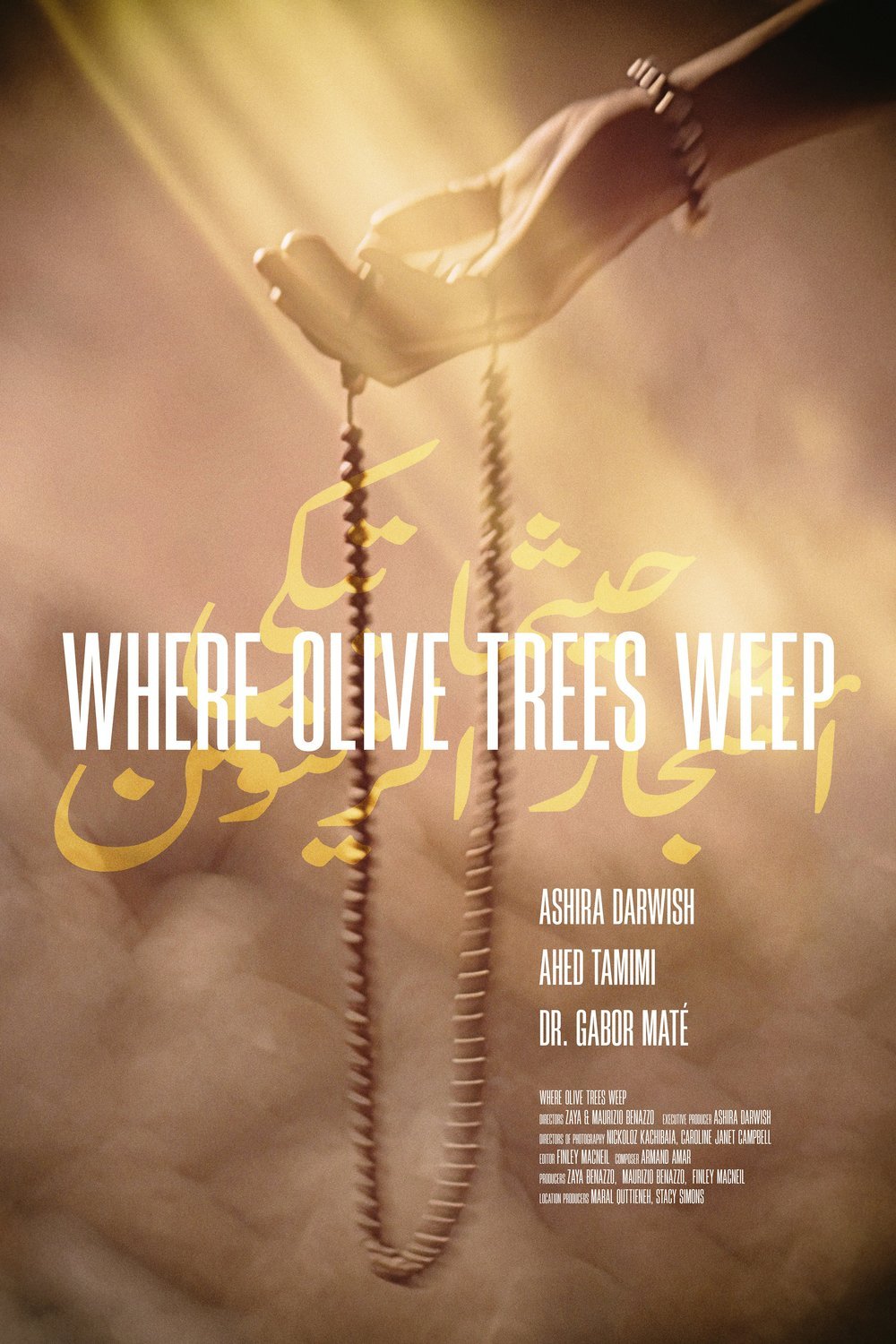 L'affiche du film Where Olive Trees Weep