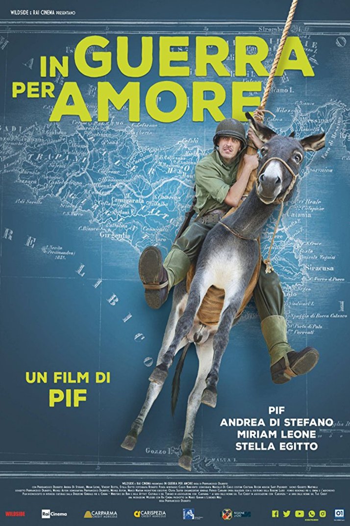 L'affiche originale du film At War with Love en italien