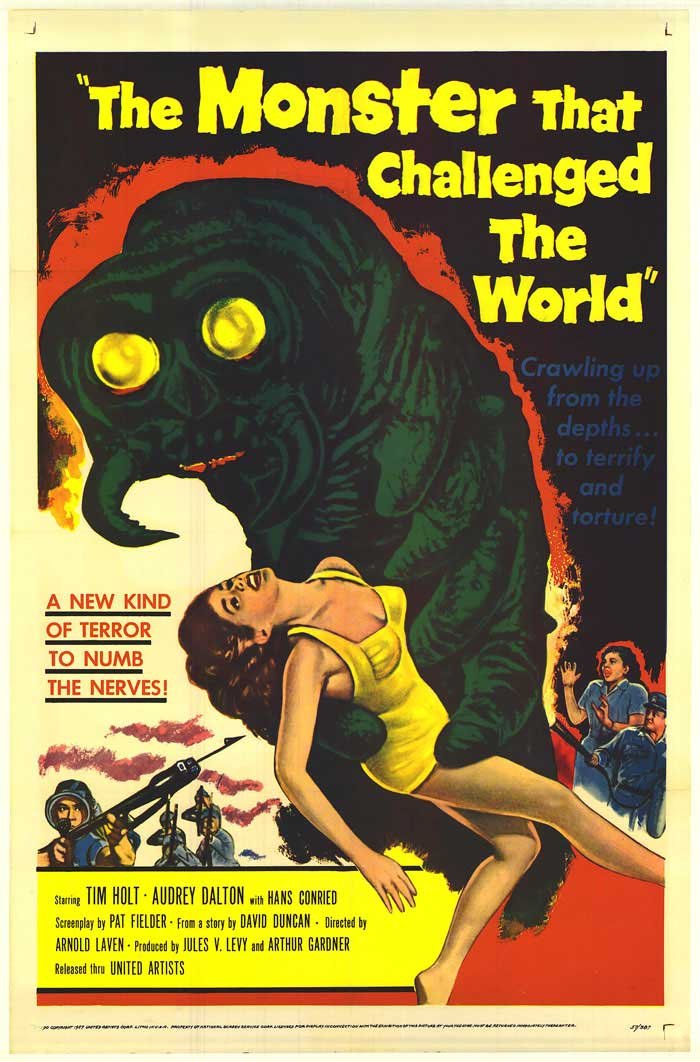 L'affiche du film The Monster That Challenged the World