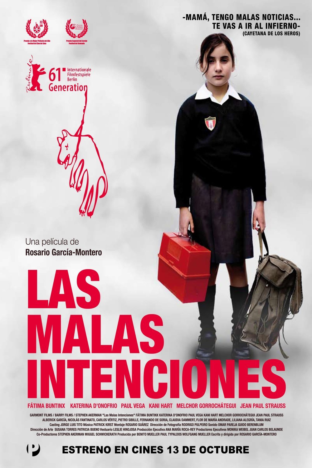 Spanish poster of the movie The Bad Intentions