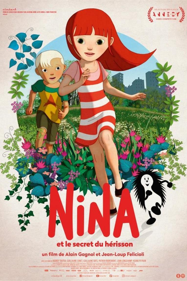 L'affiche du film Nina et le secret du hérisson