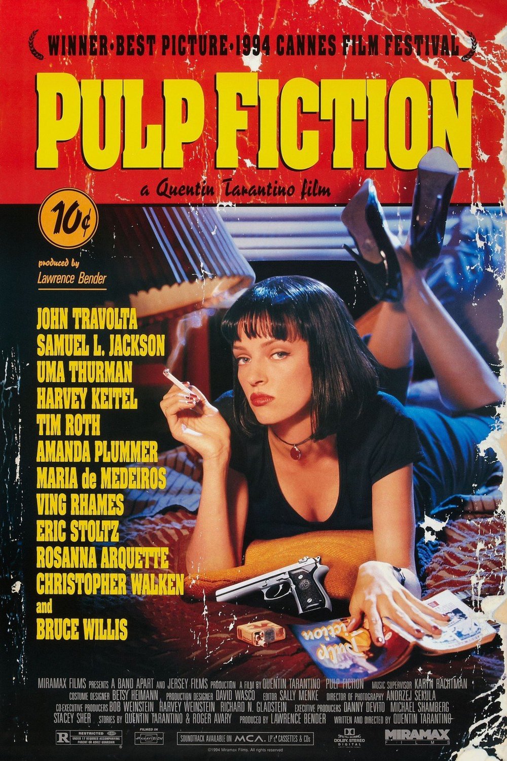 L'affiche du film Pulp Fiction
