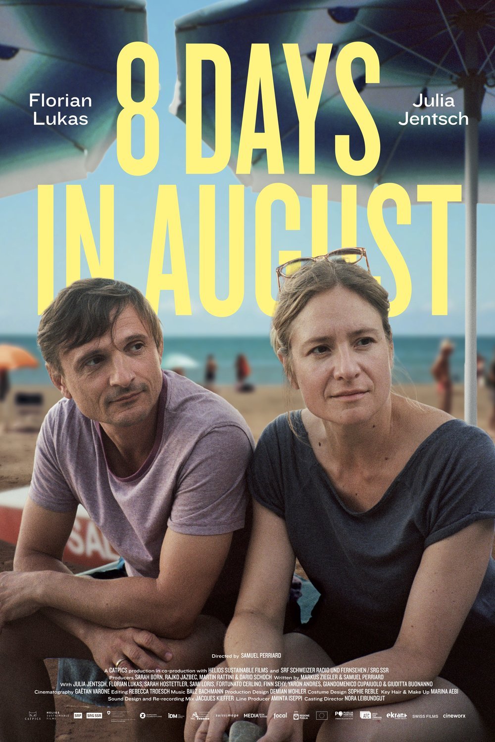 L'affiche originale du film 8 Days in August en allemand